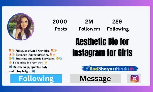 Aesthetic Bio for Instagram for Girls