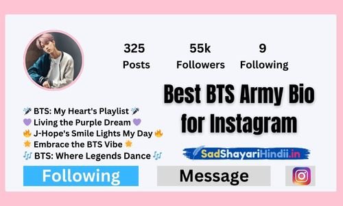 Best BTS Army Bio for Instagram