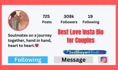 Best Love Insta Bio for Couples